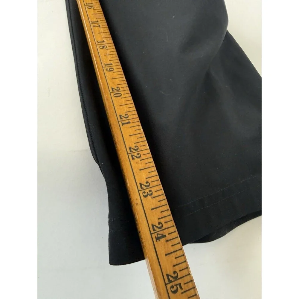 Lululemon ABC Pull On Pants Men Size S Black Elastic Waist. Hemmed In Store Crop